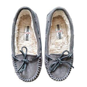 MINNETONKA LEATHER CALLY MOCCASINS SIZE 5 Style 40394 NWOT